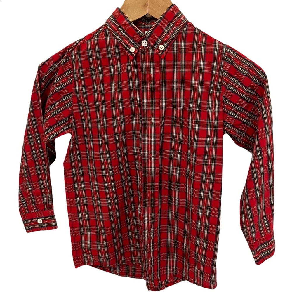 Plaid Long Sleeve Button Down